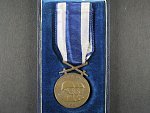 Československá vojenská medaile Za zásluhy, bronzová + etue