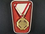 Jubilejní kříž 1908 na vojenské stuze + orig. etue