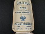 Jubilejní kříž 1908 na vojenské stuze + orig. etue