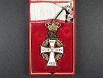 Řád Dannebrog, komandér 2. třídy, neznačeno, originální etue