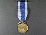 Československá vojenská medaile Za zásluhy, bronzová