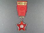 Řád rudé zástavy ČSSR č. 224, puncované Ag, výrobce Zukov Praha