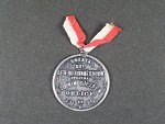 Cínová medaile na oslavu 30ti letého trvání sboru Orlice 17.7.1910