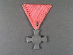 Železný Záslužný kříž, původní civilní stuha, zinek