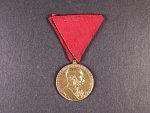 Vojenská jubilejní pam. medaile z r.1898, původní stuha