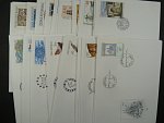 kompletní ročník obálek FDC 1999, kat. číslo 204 - 240, celkem 34 ks