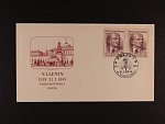 FDC se zn. č. 498 (2x) s průsvitkou Standard na obálce