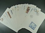 kompletní ročník obálek FDC 2008, kat. číslo 540 - 584, celkem 37 ks