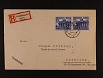 R-dopis do Protektorátu frank násobnou frankaturou zn. Mi. č. 803 (2x), pod. raz. KÖMIGSBERG 1.10.41, velmi dobrá kvalita