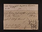 dva skl. vojenské dopisy z r. 1837 a 1845 s různými raz. ZNAYM, dobrá kvalita, zajímavé