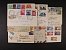 EVROPA - Jugoslávie - zajímavá sestava 7 ks celistvostí a výsřižku z let 1919 - 1949, zajímavé frankatury, razítka, mj. dopis do USA frank. zn. Mi. č. 575 - 7 s raz. 1. dne