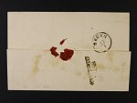 skl. dopis do Bučovic z r. 1857 frank. zn. Fe. č. 3 b s pravým okrajem 6 mm, pod. řádkové raz. ADAMSTHAL 22.JAN., průch. a přích. raz., dobrá kvalita