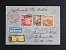 EVROPA - Rakousko I. republika 1918-45 - letecký dopis do Chile vyfrankovaný zn. Mi. č. 607, 608 a 610 s podacím razítkem Wien 30.VI.36, na zadní straně průchozí a příchozí razítka