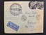 RŮZNÉ - Zeppelinová a Katapultová pošta - Madarsko - dopis frank. mj. zn. Mi. č. 479, pod. raz. BUDAPEST, modry let. kaset + pruch. a prich. raz. 29.MAR.1931, obalka mimo zn. přeložená