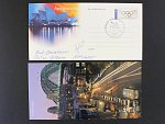 OH Sydney 2000 - oficielni celinova obalka s raz. OH a podpisy bratru Hochschornerovych, J. Mincika, a Michala Mata
