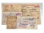 sestava 8 ks různých KL ze zajetí z Ruska z let 1916 - 18, zajímavá raz. lux. kvalita