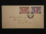 Hong-Kong - celistvost v místě frank. zn. Mi. č. 169, 170, pod. raz. HONG KONG 29.AU.46 - první den vydání
