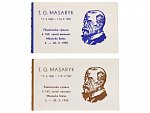Soukromé známkové sešítky zn. 2923,2 ks, T.G. Masaryk