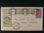 Kolonie Kamerun - dopis na protestanskou misii v Kiibi, zajímavá frankatura, pod. raz. LOLODORF 8.SEPT.38