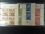 zn. Mi. č. 850 - 853 4-bloky s 850 DV světlý kšilt **