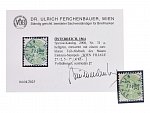 Fe. č. 31a, častečné modré razítko WIEN FILIALE 27/2 5-7, atest Dr. Ferchenbauer