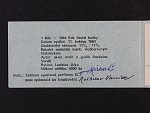 Známkový sešitek ZS27 b) příl. razítko výstavy + s podpisy autorů