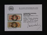 zn. Fe. č. 14 IIa + zn. Fe. č. 12a na výstřižku (smíš. frankatura emisí 1858/59 + 1861), raz. GEMONA 31.3., zk. a atest Ferchenbauer