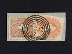 zn. Fe. č. 14 IIa + zn. Fe. č. 12a na výstřižku (smíš. frankatura emisí 1858/59 + 1861), raz. GEMONA 31.3., zk. a atest Ferchenbauer