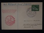 Zeppelinova letecká pošta 1939 - korespondenční lístek