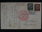 Zeppelinova letecká pošta 1936 - korespondenční lístek 
