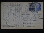Zeppelinova letecká pošta 1936 - korespondenční lístek 