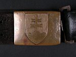 Opasek s přezkou Sl. armády, značeno MINCOVNA KREMNICA