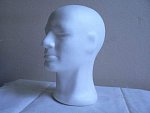 Polystyrénová hlava, jednodílná