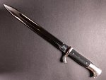 Vycházkový bodák KS 1898, se zdobenou čepelí, Zur Erinnerung an meine Dienstzeit, výrobce EICKHORN SOLINGEN