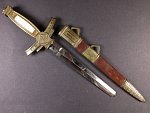 Kordík pro důstojníky a rotmistry čs. letectva vz. 27, pravděpodobně zkrácená čepel, neznačeno