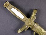 Kordík pro důstojníky a rotmistry čs. letectva vz. 27, pravděpodobně zkrácená čepel, neznačeno