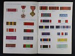 Brožura britské a zahraniční stuhy k vyznamenáním, vydání z r. 1944