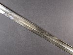 Šavle lehké kavalérie, vz. 1821, značka výrobce, zdobená čepel