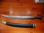 Kozácký kinžal, 1913, číslovaný, oboustranně broušený