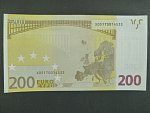 200 Euro 2002 s.X, Německo, podpis Mario Draghi, R006 tiskárna Bundesdruckerei, Německo