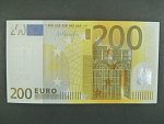 200 Euro 2002 s.X, Německo, podpis Mario Draghi, R006 tiskárna Bundesdruckerei, Německo