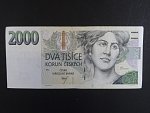 2000 Kč 1996 série A 09, Ba. CZ16, Pi.16