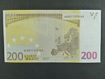 200 Euro 2002 s.N, Rakousko, podpis Willema F. Duisenberga, G001 tiskárna Koninklijke Joh. Enschedé, Holandsko