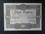 5 Gulden 9.12.1833, Ri. 069a, varianta s písmenem 