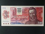 50 Sk/Kčs 1987 s. F 78 kolkovaná, Baj. SK2a
