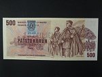 500 Sk/Kčs 1973 s. U 41, kolkovaná s perf. SPECIMEN, Ba. SK 4, Pi. 18