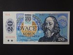 20 Sk/Kčs 1988 s. H 31, kolkovaná, Baj. SK 1, Pi. 15
