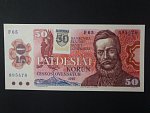 50 Sk/Kčs 1987 s. F 65 kolkovaná, Baj. SK2a