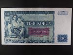 1000 Ks 25.5.1934 s přetiskem, série E, 2x perf. SPECIMEN dole