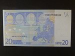 20 Euro 2002 s.D, Estonsko, podpis Mario Draghi, R027 tiskárna Bundesdruckerei, Německo